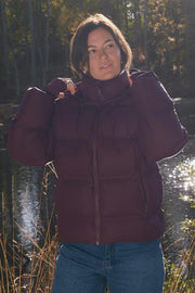Fox C Puffer Jacket | Bordeaux | Jakke fra Neo Noir