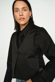 Yrsa Irin Vest | Black | Waistcoats fra Mos Mosh