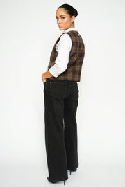 Dara Hera Jeans Regular | Black | Jeans fra Mos Mosh