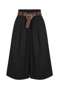 Zita Cotton Bermuda Shorts | Black – nedsat