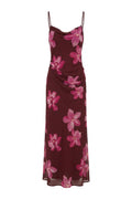 Corrine fleur dress | Burgundy