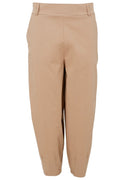Beate Barrel Pant | Latte | Bukser fra Black Colour