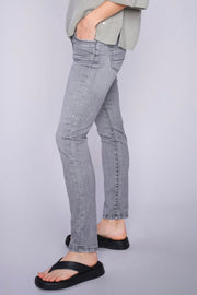 Naomi Silver Perla Jeans  Regular | Grey | Jeans fra Mos Mosh