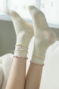 Caia Socken | Hellrosa | Socken von By Timm