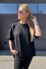 Carol Tee 205697 | Black | T-Shirt fra Freequent