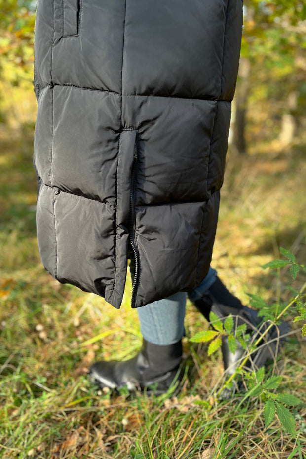 Nova Square Down Coat | Sort | Frakke fra Mos Mosh