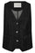 Jean Waistcoat 204975 | Washed Black | Vest fra Copenhagen Muse