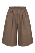 Rosalba Bermuda Shorts | Dark Maroon