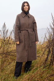 Kermit Wool Coat | Brun | Frakke fra French Laundry