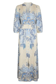 Stellar Artist Paisley Dress | Powder Blue | Kjole fra Neo Noir