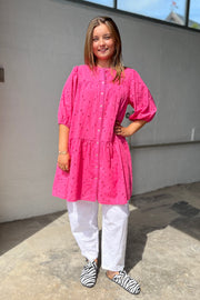 Pola Anglaise Dress 96334 | Pink | Kjole fra Co'couture