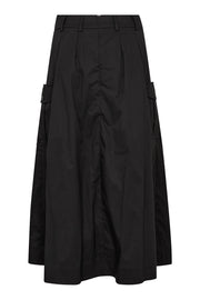 Poppy Pocket Pleat Skirt 34189 | Black | Nederdel fra Co'couture