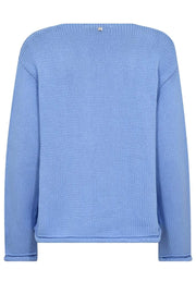 Bine LS V-neck Knit  | Hydrangea | Strik fra Mos Mosh