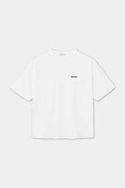 Box Fit Heavy Logo | Hvid | T-shirt fra Bareen