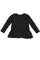 Alma Ls Frill Tshirt (Kids) | Black Gold Heart | T-Shirt fra Liberté