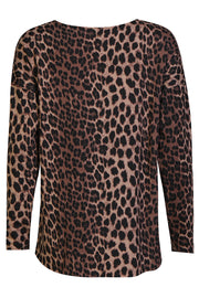 Alma Ls Top (Fleece) | Leo Brown | Top fra Liberté