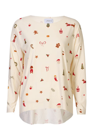 Alma Ls Top | Dog Creme