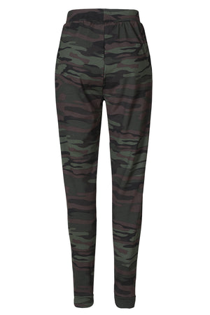 Alma Hose (Fleece) | Dusty Camo Dunkelbraun | Hose von Liberté