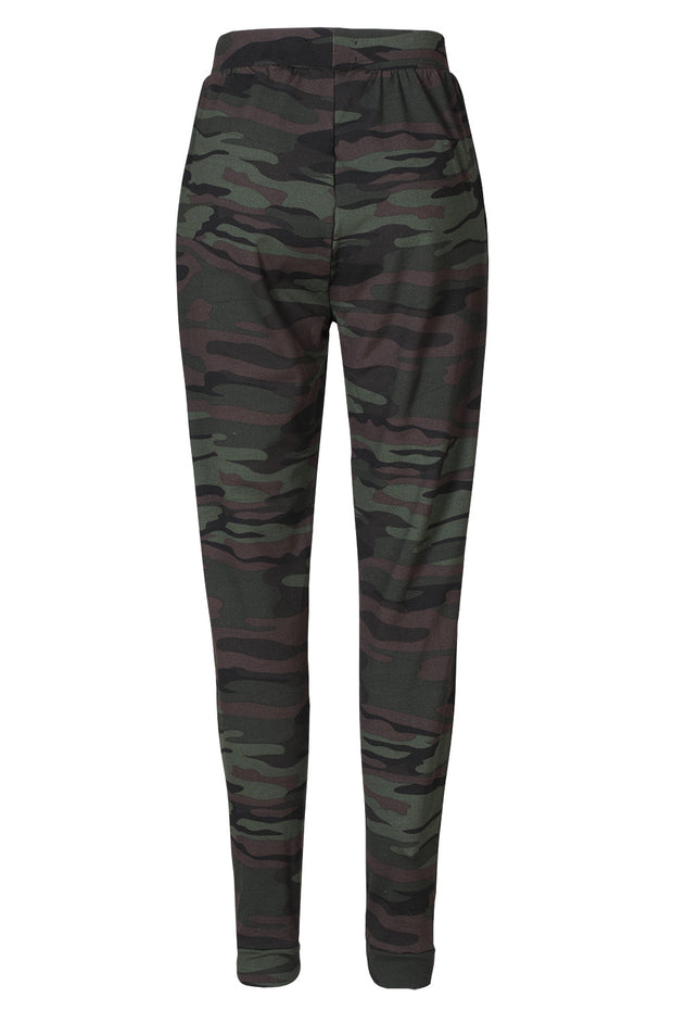 Alma Pants (Fleece) | Dusty Camo Dark Brown | Bukser fra Liberté