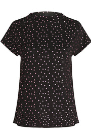 Alma Top | Black Pink Holographic Dot | Bluse fra Liberté