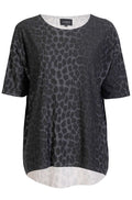 Alma T-Shirt | Dunkelgrauer Löwe | T-Shirt von Liberté