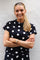 Alma Top | Black Big Dot | Bluse fra Liberté