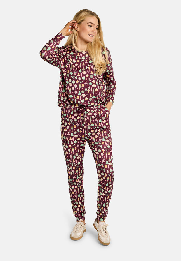 Alma Pants | Ballerina Bordeaux | Bukser fra Liberté