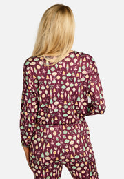 Alma Ls Top | Ballerina Bordeaux | Bluse fra Liberté