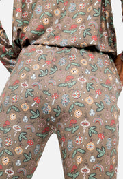 Alma Pants | Smiley Peace Brown | Bukser fra Liberté