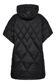 Faisa Down Poncho  | Black | Jakke fra Mos Mosh