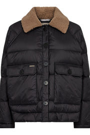 Ridel Quilt Down Jacket  | Black | Jakke fra Mos Mosh