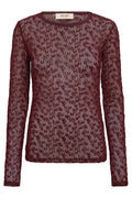 Loretta Mono Mesh Blouse | Port Royale | Bluse fra Mos Mosh