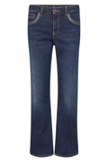 Cecilia Perla Jeans 32' | Deep Blue | Jeans fra Mos Mosh