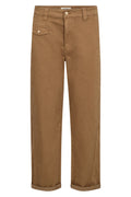 Aymen Len Pant Ankle | Dark Camel | Bukser fra Mos Mosh