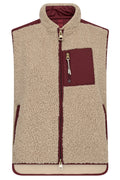 Rowe Eli Teddy Vest | Cabernet