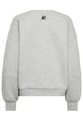 Candela O-LS Sweatshirt | Grey Melange | Sweatshirt fra Mos Mosh