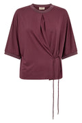 Juana O-SS Tee | Port Royale | T-Shirt fra Mos Mosh