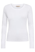 Mali O-LS Tee | White | T-Shirt fra Mos Mosh