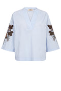 Aleysa Popli Blouse | Skyway | Bluse fra Mos Mosh
