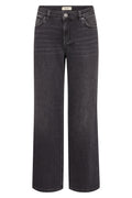 Dara Hera Jeans 32' | Dark Grey | Jeans fra Mos Mosh