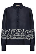 Silca Lino Shirt | Salute Navy | Skjorte fra Mos Mosh
