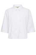 Maxime Nylah Shirt | Bright White | Skjorte fra Mos Mosh
