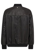 Ruby Leather Bomber Jacket | Black | Jakke fra Mos Mosh