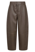 Barrel Leather Pant Ankle | Delicioso | Bukser fra Mos Mosh