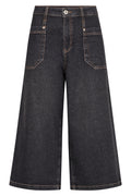 Culotte Juventus Jeans Capri | Black | Jeans fra Mos Mosh