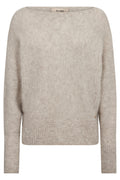Thora Boatneck Knit | Feather Gray | Strik fra Mos Mosh