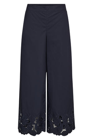 Heime Broange Pant Ankle | Salute Navy | Bukser fra Mos Mosh