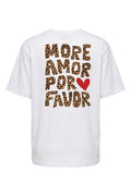 Amour Por Favor Tee | White