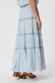 Felicia S Voile Skirt | Light Blue | Nederdel fra Neo Noir