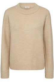 Pearl Pullover 205126 | Moonbeam Melange | Strik fra Freequent